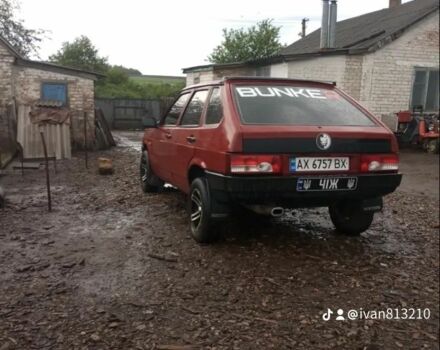 Красный ВАЗ 2109, объемом двигателя 1.3 л и пробегом 1 тыс. км за 1000 $, фото 1 на Automoto.ua