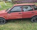 Красный ВАЗ 2109, объемом двигателя 1.5 л и пробегом 120 тыс. км за 700 $, фото 1 на Automoto.ua
