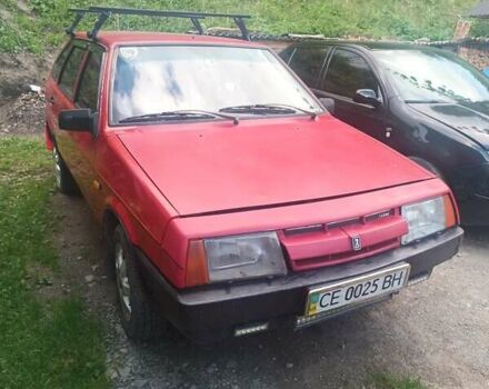 Красный ВАЗ 2109, объемом двигателя 1.3 л и пробегом 230 тыс. км за 1100 $, фото 1 на Automoto.ua