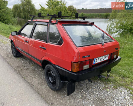 Красный ВАЗ 2109, объемом двигателя 1.29 л и пробегом 199 тыс. км за 1000 $, фото 3 на Automoto.ua