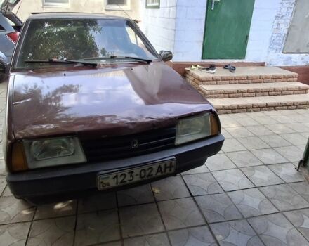 Красный ВАЗ 2109, объемом двигателя 1 л и пробегом 192 тыс. км за 720 $, фото 1 на Automoto.ua