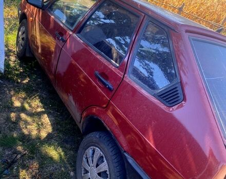 Красный ВАЗ 2109, объемом двигателя 1.3 л и пробегом 337 тыс. км за 800 $, фото 1 на Automoto.ua