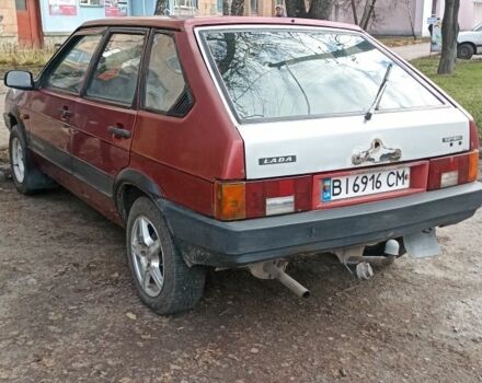 Красный ВАЗ 2109, объемом двигателя 1.5 л и пробегом 86 тыс. км за 807 $, фото 2 на Automoto.ua