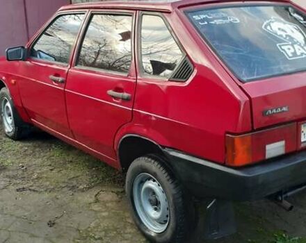 Красный ВАЗ 2109, объемом двигателя 1.3 л и пробегом 77 тыс. км за 1450 $, фото 4 на Automoto.ua
