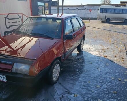 Красный ВАЗ 2109, объемом двигателя 1 л и пробегом 1000 тыс. км за 450 $, фото 2 на Automoto.ua