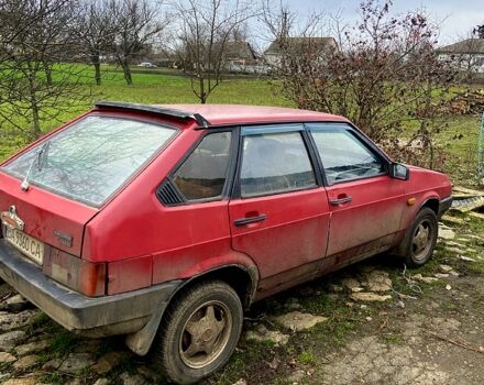 Красный ВАЗ 2109, объемом двигателя 1.5 л и пробегом 120 тыс. км за 600 $, фото 1 на Automoto.ua