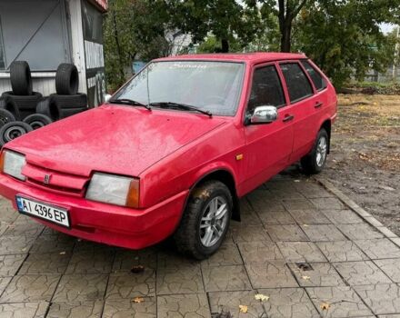 Красный ВАЗ 2109, объемом двигателя 1.3 л и пробегом 200 тыс. км за 1100 $, фото 3 на Automoto.ua