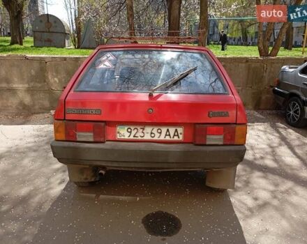 Красный ВАЗ 2109, объемом двигателя 1.3 л и пробегом 200 тыс. км за 1200 $, фото 1 на Automoto.ua