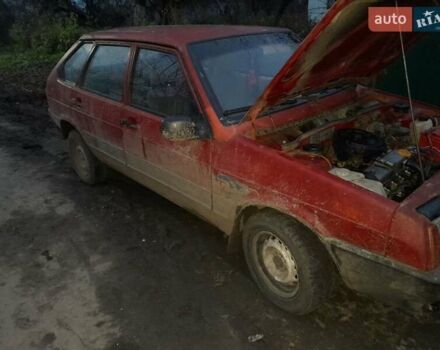 Красный ВАЗ 2109, объемом двигателя 1.5 л и пробегом 50 тыс. км за 566 $, фото 4 на Automoto.ua
