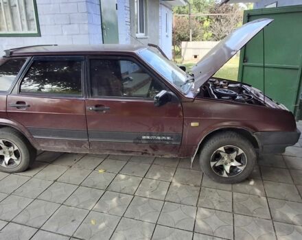 Красный ВАЗ 2109, объемом двигателя 1 л и пробегом 192 тыс. км за 720 $, фото 6 на Automoto.ua