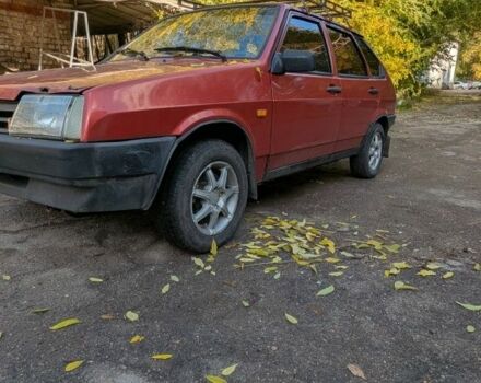 Красный ВАЗ 2109, объемом двигателя 1.3 л и пробегом 60 тыс. км за 657 $, фото 4 на Automoto.ua