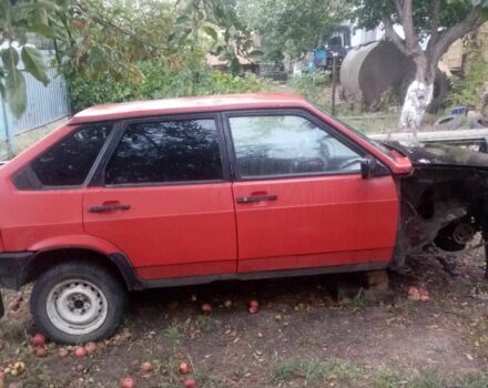 Красный ВАЗ 2109, объемом двигателя 1.5 л и пробегом 2 тыс. км за 485 $, фото 1 на Automoto.ua