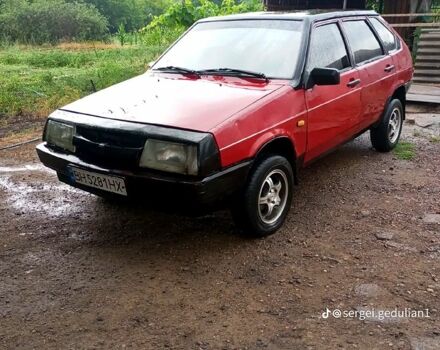 Красный ВАЗ 2109, объемом двигателя 1.3 л и пробегом 500 тыс. км за 1000 $, фото 1 на Automoto.ua