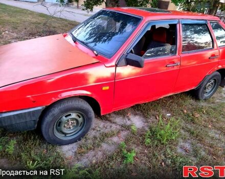 Красный ВАЗ 2109, объемом двигателя 1.3 л и пробегом 100 тыс. км за 470 $, фото 1 на Automoto.ua
