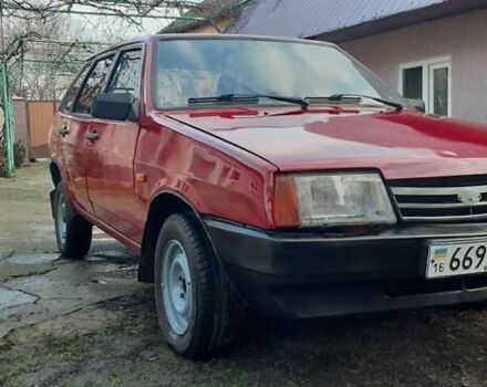 Красный ВАЗ 2109, объемом двигателя 1.3 л и пробегом 77 тыс. км за 1450 $, фото 1 на Automoto.ua