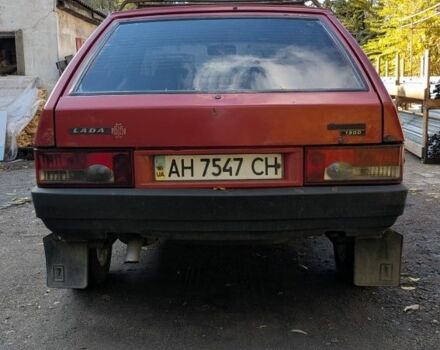 Красный ВАЗ 2109, объемом двигателя 1.3 л и пробегом 60 тыс. км за 657 $, фото 2 на Automoto.ua