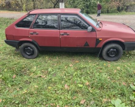 Красный ВАЗ 2109, объемом двигателя 1.5 л и пробегом 120 тыс. км за 700 $, фото 2 на Automoto.ua