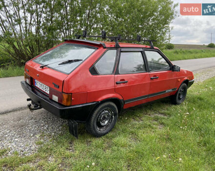 Красный ВАЗ 2109, объемом двигателя 1.29 л и пробегом 199 тыс. км за 1000 $, фото 2 на Automoto.ua