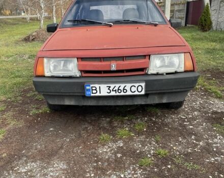 Красный ВАЗ 2109, объемом двигателя 1.5 л и пробегом 50 тыс. км за 600 $, фото 3 на Automoto.ua