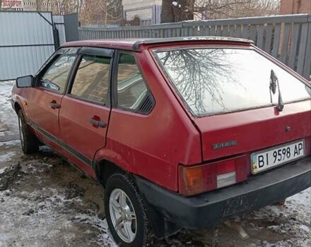 Красный ВАЗ 2109, объемом двигателя 1.5 л и пробегом 200 тыс. км за 1300 $, фото 4 на Automoto.ua