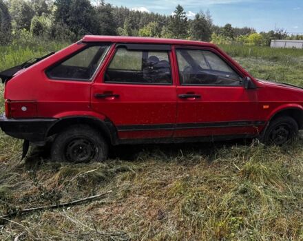 Красный ВАЗ 2109, объемом двигателя 1.5 л и пробегом 2 тыс. км за 700 $, фото 1 на Automoto.ua