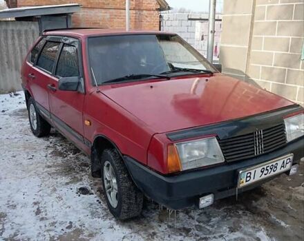 Красный ВАЗ 2109, объемом двигателя 1.5 л и пробегом 200 тыс. км за 1300 $, фото 2 на Automoto.ua