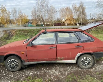 Красный ВАЗ 2109, объемом двигателя 1.5 л и пробегом 50 тыс. км за 600 $, фото 4 на Automoto.ua