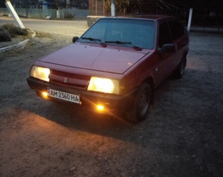 Красный ВАЗ 2109, объемом двигателя 1.3 л и пробегом 92 тыс. км за 1200 $, фото 2 на Automoto.ua