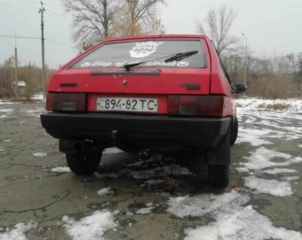 Красный ВАЗ 2109, объемом двигателя 1.3 л и пробегом 100 тыс. км за 750 $, фото 4 на Automoto.ua