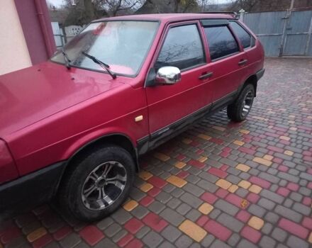Красный ВАЗ 2109, объемом двигателя 1.3 л и пробегом 240 тыс. км за 950 $, фото 1 на Automoto.ua