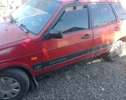 Красный ВАЗ 2109, объемом двигателя 1.5 л и пробегом 94 тыс. км за 650 $, фото 1 на Automoto.ua