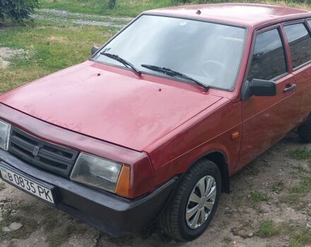 Красный ВАЗ 2109, объемом двигателя 1.5 л и пробегом 120 тыс. км за 842 $, фото 1 на Automoto.ua