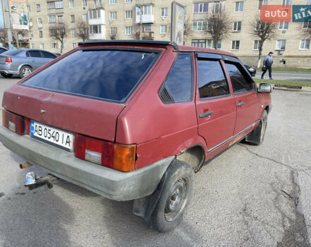 Красный ВАЗ 2109, объемом двигателя 1.29 л и пробегом 195 тыс. км за 550 $, фото 2 на Automoto.ua