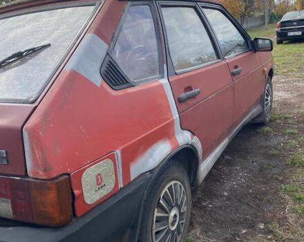 Красный ВАЗ 2109, объемом двигателя 1.6 л и пробегом 150 тыс. км за 600 $, фото 1 на Automoto.ua