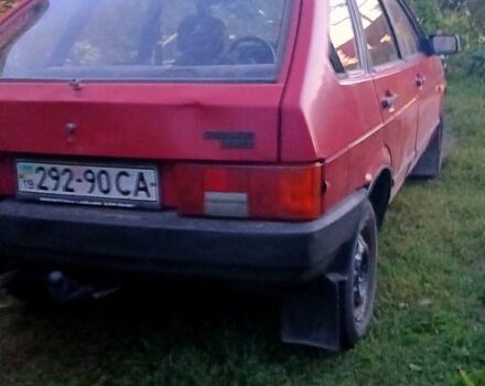 Красный ВАЗ 2109, объемом двигателя 1.3 л и пробегом 250 тыс. км за 1200 $, фото 2 на Automoto.ua
