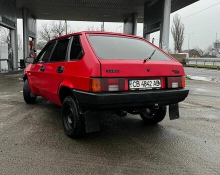 Красный ВАЗ 2109, объемом двигателя 1.5 л и пробегом 663 тыс. км за 945 $, фото 1 на Automoto.ua