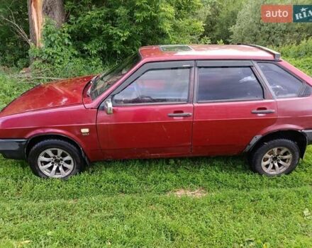 Красный ВАЗ 2109, объемом двигателя 1.3 л и пробегом 100 тыс. км за 907 $, фото 2 на Automoto.ua