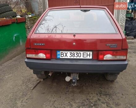 Красный ВАЗ 2109, объемом двигателя 1.3 л и пробегом 150 тыс. км за 999 $, фото 2 на Automoto.ua