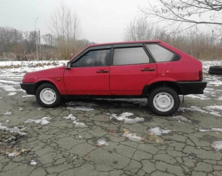 Красный ВАЗ 2109, объемом двигателя 1.3 л и пробегом 100 тыс. км за 750 $, фото 1 на Automoto.ua
