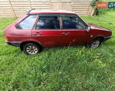 Красный ВАЗ 2109, объемом двигателя 1.3 л и пробегом 100 тыс. км за 907 $, фото 1 на Automoto.ua