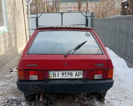 Красный ВАЗ 2109, объемом двигателя 1.5 л и пробегом 200 тыс. км за 1300 $, фото 3 на Automoto.ua