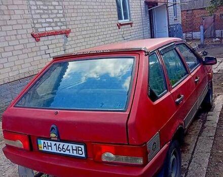Красный ВАЗ 2109, объемом двигателя 1.3 л и пробегом 367 тыс. км за 700 $, фото 2 на Automoto.ua
