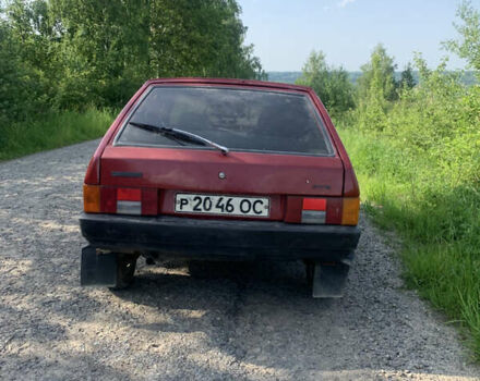 Красный ВАЗ 2109, объемом двигателя 1.3 л и пробегом 66 тыс. км за 800 $, фото 1 на Automoto.ua