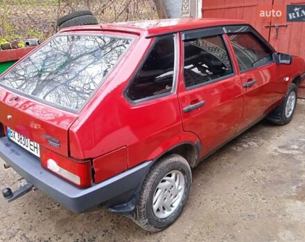 Красный ВАЗ 2109, объемом двигателя 1.3 л и пробегом 150 тыс. км за 999 $, фото 1 на Automoto.ua