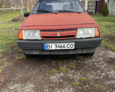 Красный ВАЗ 2109, объемом двигателя 1.6 л и пробегом 150 тыс. км за 600 $, фото 3 на Automoto.ua