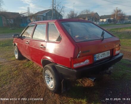 Красный ВАЗ 2109, объемом двигателя 1.5 л и пробегом 190 тыс. км за 827 $, фото 2 на Automoto.ua