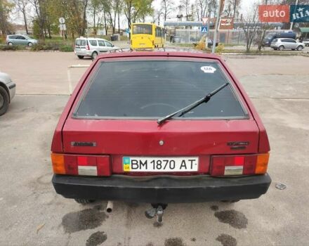 Красный ВАЗ 2109, объемом двигателя 1.5 л и пробегом 350 тыс. км за 1300 $, фото 1 на Automoto.ua