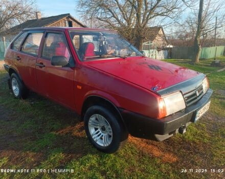 Красный ВАЗ 2109, объемом двигателя 1.5 л и пробегом 190 тыс. км за 827 $, фото 4 на Automoto.ua