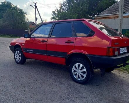 Красный ВАЗ 2109, объемом двигателя 1.1 л и пробегом 277 тыс. км за 1600 $, фото 1 на Automoto.ua