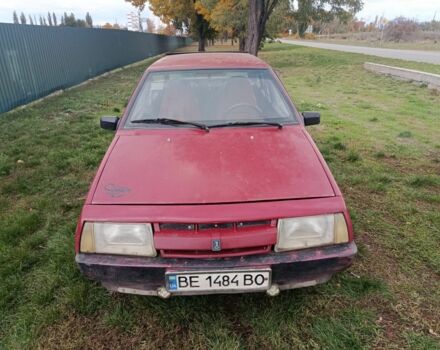 Красный ВАЗ 2109, объемом двигателя 2 л и пробегом 200 тыс. км за 650 $, фото 1 на Automoto.ua